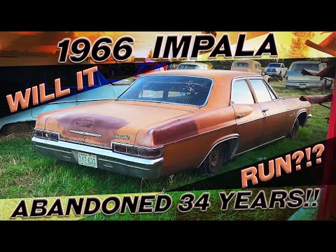 1966 Chevrolet Impala! Abandoned for 34 Years! Will it Run?!?