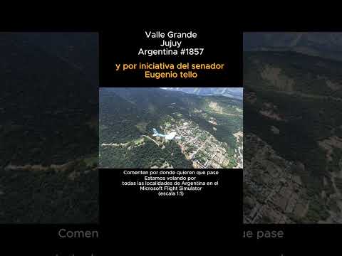 Valle Grande, Jujuy desde el Microsoft Flight Simulator #vallegrande #jujuy #argentina #msfs2024