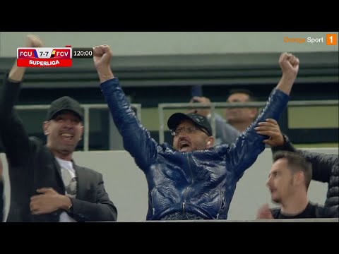 REZUMAT | FC U Craiova - Voluntari 8-7. Oltenii au condus cu 3-0, dar a fost 3-3 într-un final nebun