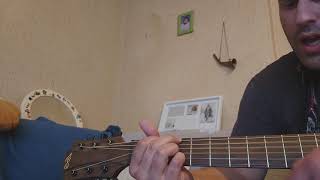 Patrick Dndlf reprise leçon acoustique de Johnny Hallyday Ne reviens pas Accords guitare tab chords