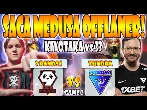 TUNDRA VS 9 PANDAS BO3[GAME 2] RAMZES666, KIYOTAKA VS SKITER, NINE-ESL ONE BERLIN MAJOR 2023 - DOTA