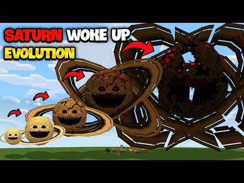 Minecraft But I Evolve THE SATURN WOKE UP Phase 99999