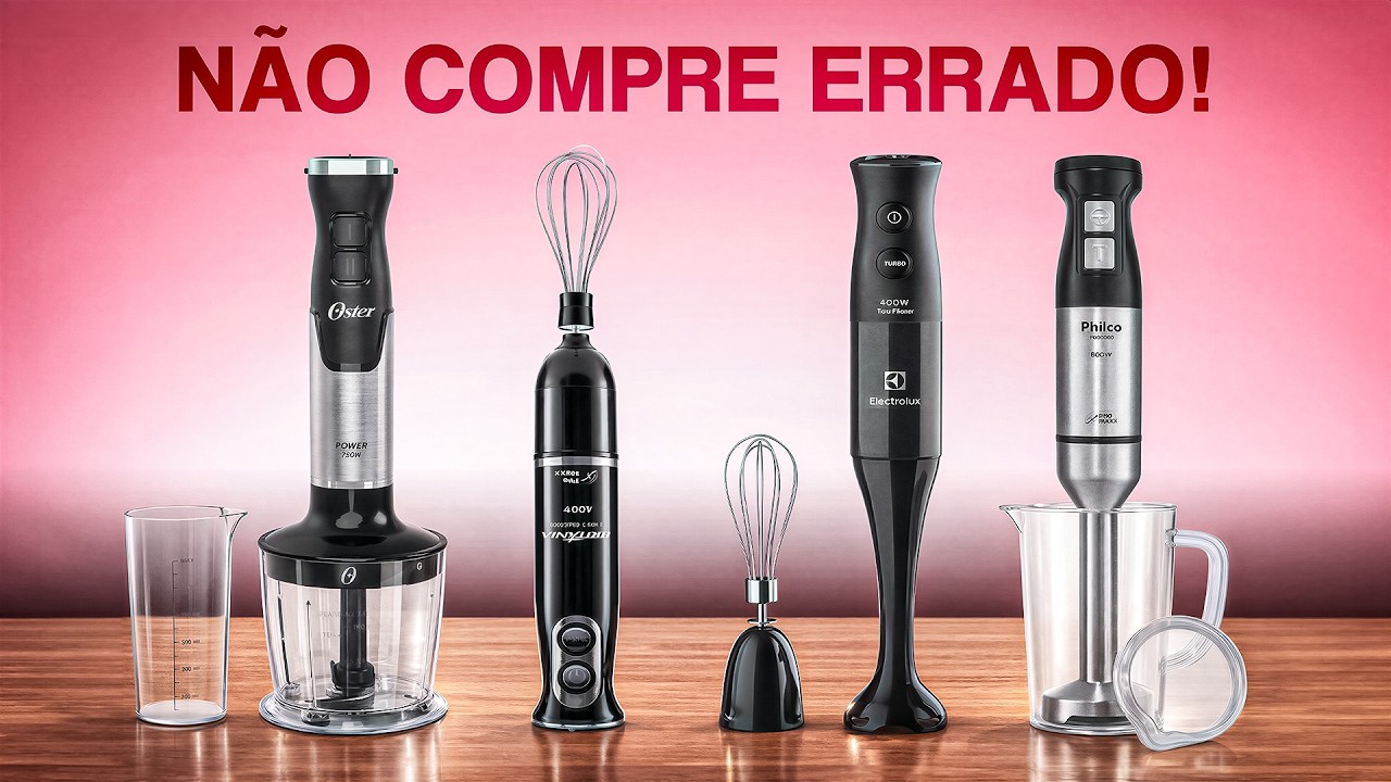 Miniatura da avaliação em vídeo de Mixer MONDIAL Turbo 3 em 1 M-14 500W 110V