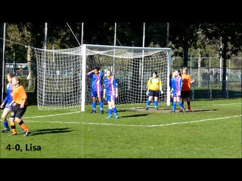 Waterwijk MC2 - Buitenveldert MC2, 8-0, de goals