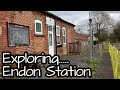 Exploring Endon Railway Station site - abandoned disused closed - Stoke to Leek line Staffordshire