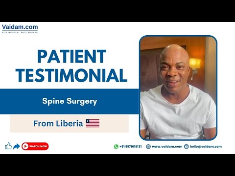Successful Spine Surgery in India | Happy Patient from Liberia