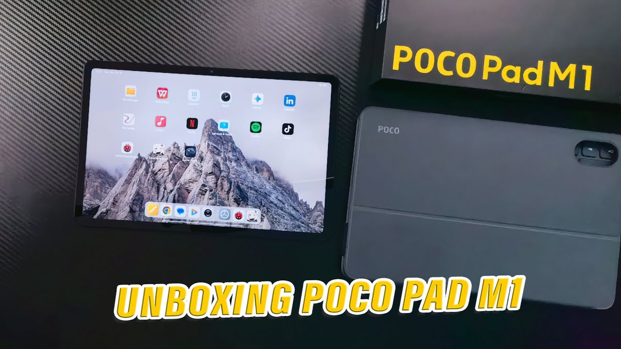 Tablet 12 Inch & Baterai 12000mAh! POCO Pad M1 Unboxing!