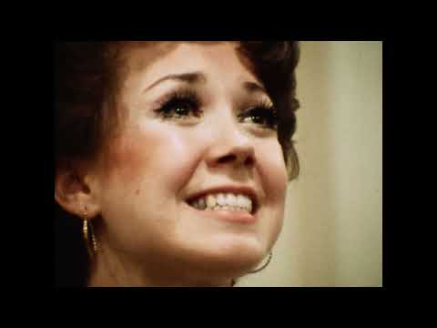 Trailer still from D.A. Pennebaker’s documentary about the Company cast album session, showing microphones and studio close-ups