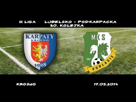Skrót meczu Karpaty Krosno - Podlasie Biała Podlaska 4-0 [WIDEO]