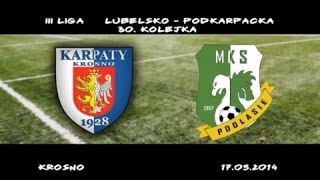 preview picture of video 'III liga: Karpaty Krosno - Podlasie Biała Podlaska'