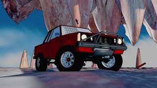 【Blender】交通事故アニメ