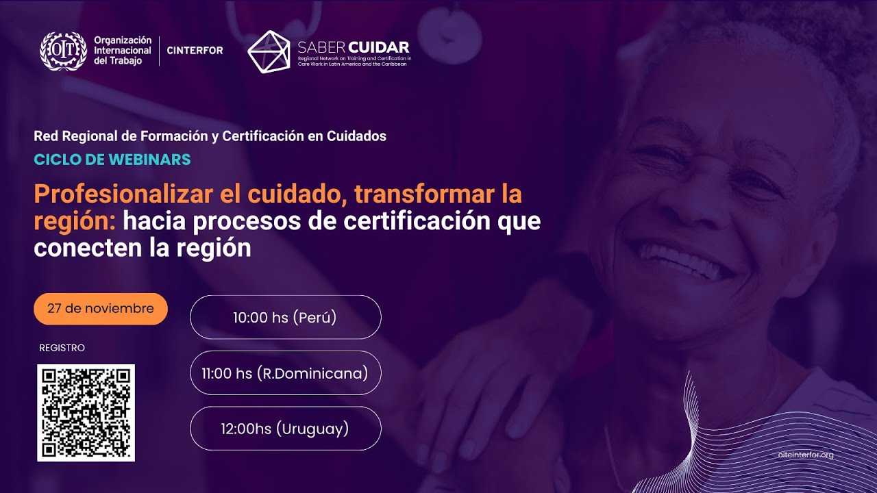 Videoconferencia 27/11: Profesionalizar el cuidado. Competencias sin fronteras