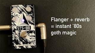 Video thumbnail for Catalinbread STS-88: Flanger + reverb = instant '80s goth magic by Dickie's 90-Second Pedal Demos
