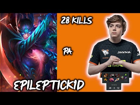VP EPILEPTICK1D 28 KILLS EPIC PA  DIVINE RAPIER + REFRESHER GAME WINNING ITEM CIS Dota2 fullgame
