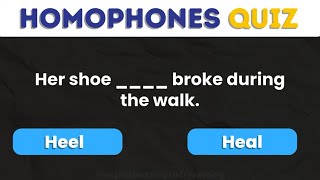 Can You Pass This Tricky Homophones Quiz? 💡 Most People Get These Wrong!