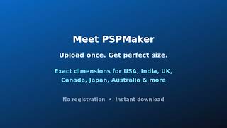 Free Passport Size Photo Maker Online | Perfect Photos in Seconds | pspmaker.in
