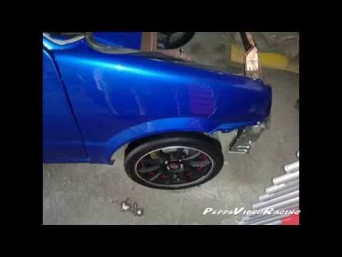 ECCO COME NASCE UN AUTO DA CORSA :  WORK FIAT 500 SPORTING E1 ITALIA