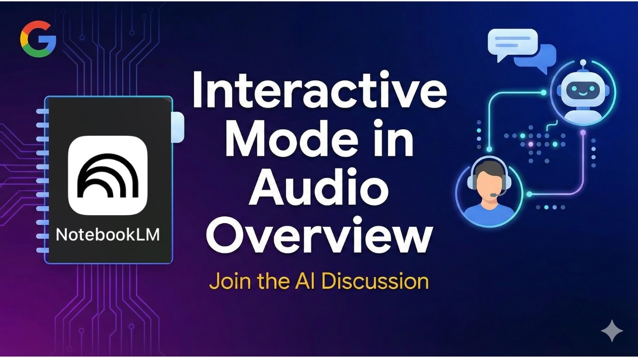 NotebookLM Audio Overview interactive mode