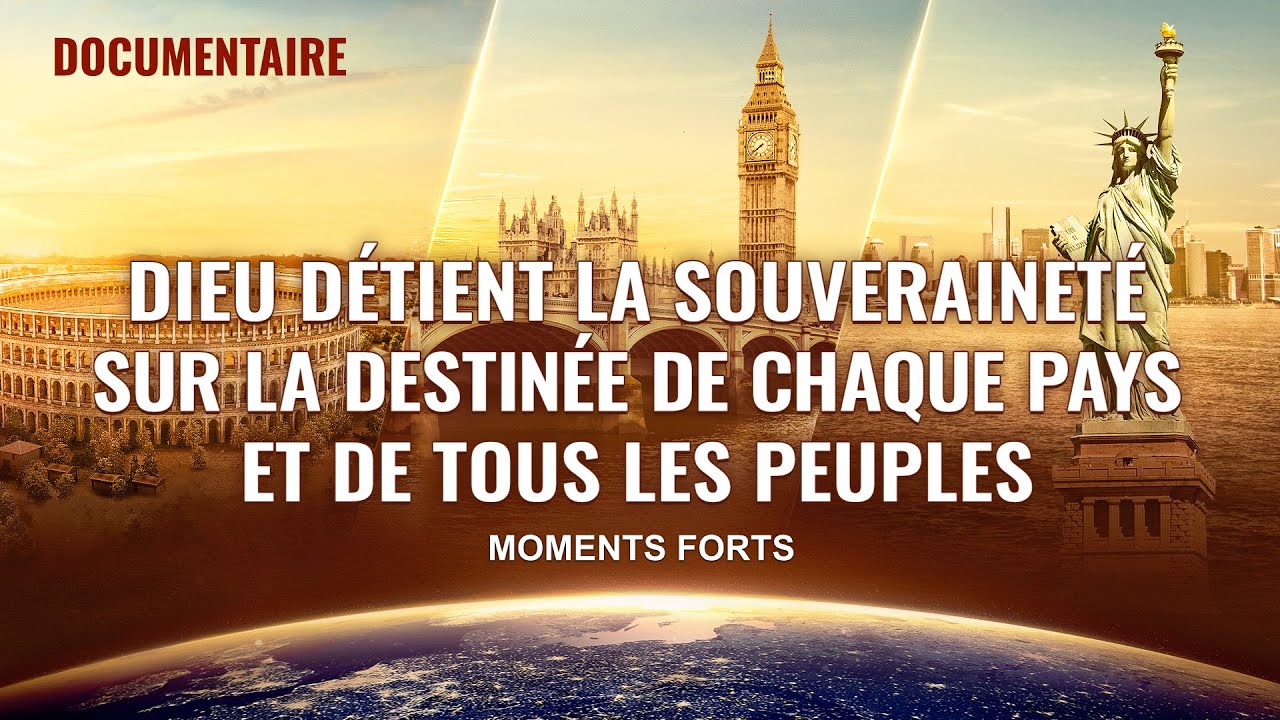 Dieu détient la sur la destinée de chaque pays et de tous