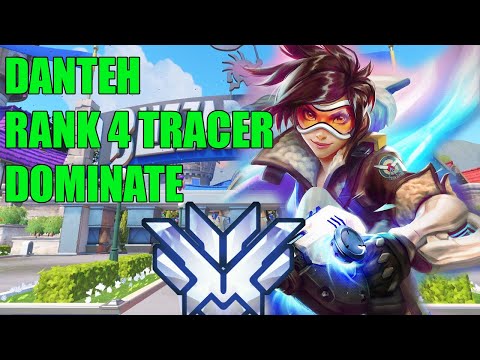 DANTEH RANK 4 TRACER DOMINATE - TOP 500 OVERWATCH SEASON 26