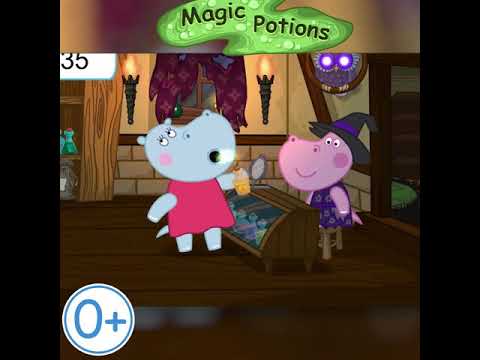Hippo 🌼 Little witch 🌼 Magic alchemy games 🌼 Teaser-3 1х1 15 0+