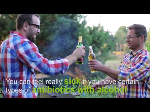 Can you drink while taking antibiotics?