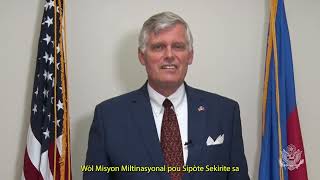 Mesaj Chargé d'Affaires sou MMSS - Oct 2023