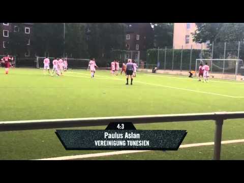 Göttlicher Freistoß von Paulus Aslan (Vereinigung Tunesien) | ELBKICK.TV