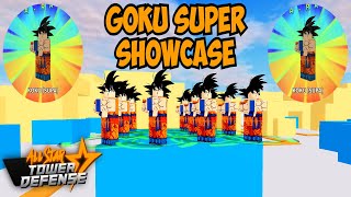 All Star Tower Defense *NEW* 5 Star Goku Super (Koku Supa) Showcase! | ROBLOX