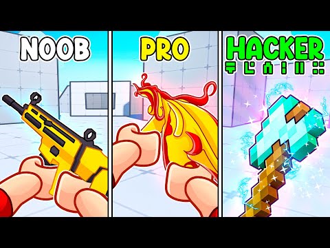 NOOB vs PRO vs HACKER Loadouts in Roblox Rivals!