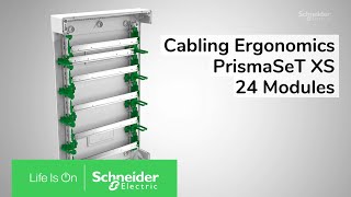 Enhanced Cabling Ergonomics with PrismaSeT XS 24 Module Enclosures | Schneider Electric Support