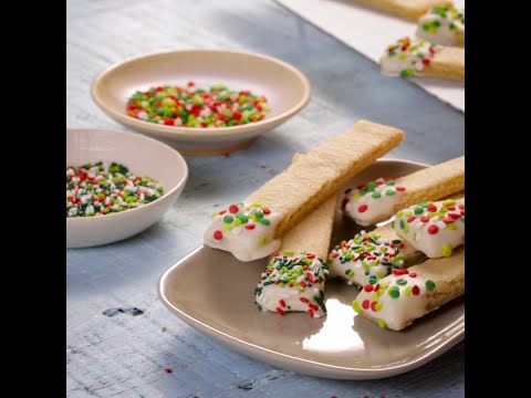 Easy Dipped Sugar Cookie Sticks