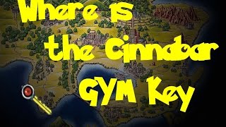 Where Is: The Cinnabar GYM Key (Secret Key) (Pokemon Blue/Red/Yellow)