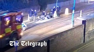 video: Watch: Teenager caught on CCTV faking motorbike crash