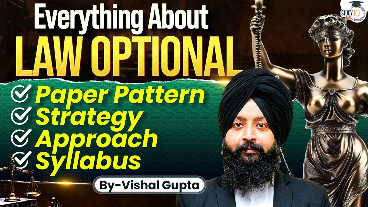 Law Optional Complete Guide for UPSC 2027-28 | Syllabus, Strategy & Booklist | StudyIQ IAS