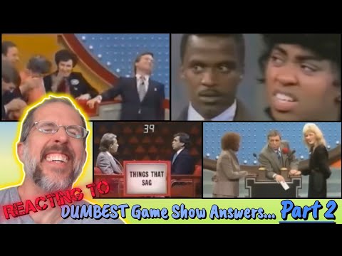 Sequel reaction! | First Time Watching Dumb Game Show Answers That Keep Getting Dumber, Part 2