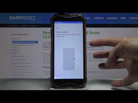 Cómo poner una huella digital en ULEFONE Armor 3W - configurar huella