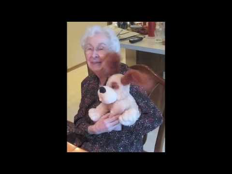 Gma Mary Grace's new dog - Xmas 2009