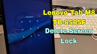 Without PC! Lenovo Tab M8 (2nd) (TB-8505F). Delete Pin, Pattern, Password Lock.