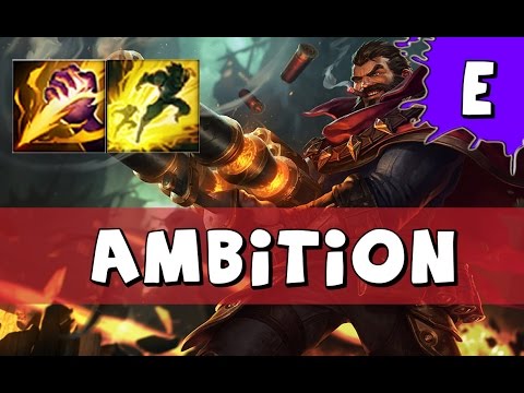 Samsung Ambition as Graves vs Nidalee JUNGLE - S6 Challenger SoloQ - League of Legends