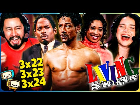 LIVING SINGLE (1995) 3x22, 3x23 & 3x24 REACTION! | First Time Watch | Queen Latifah w/ Jaby Koay