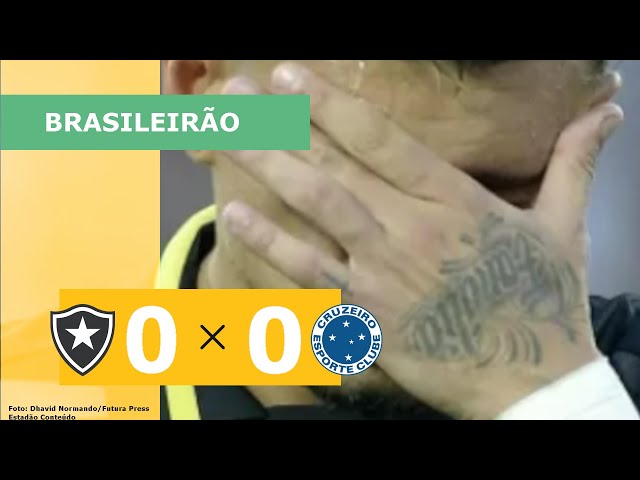 Botafogo empata com Cruzeiro e dá adeus à chance de título brasileiro