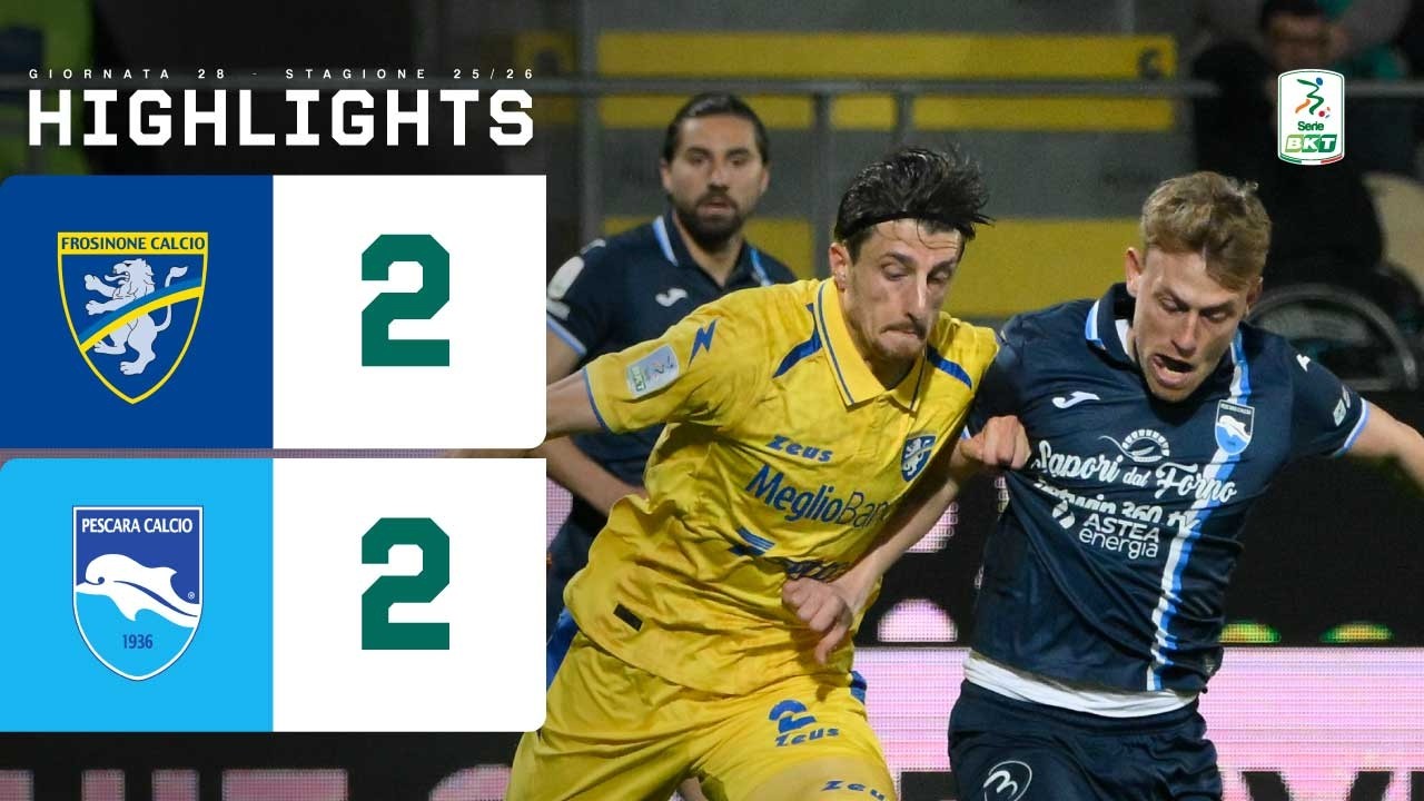 Frosinone vs Pescara Highlights
