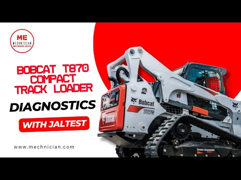 (EN) BOBCAT T870 Compact Track Loader Diagnostics with #jaltest | Full ECU Walkthrough  #viral