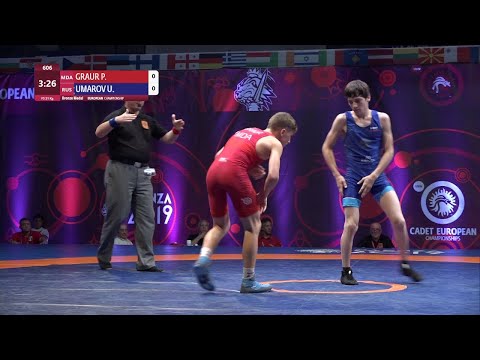 BRONZE FS - 51 kg: P. GRAUR (MDA) v. U. UMAROV (RUS)