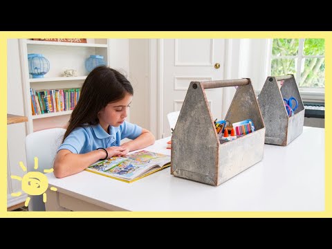 Playroom Makeover into a KID OFFICE!!
