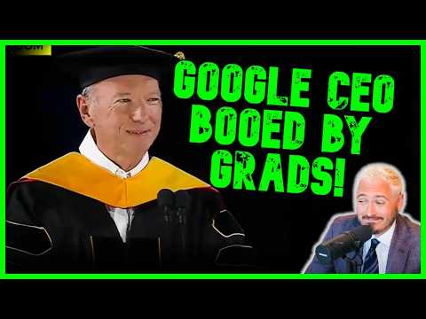 MUST WATCH: Graduating College Kids MASS BOO AI In Google CEO Speech