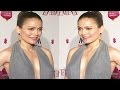 Waluscha De Sousa In Plunging Neckline Gown At Nykaa Femina Beauty Awards 2016