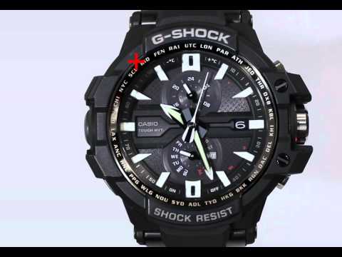 comment regler l'heure sur une montre g-shock