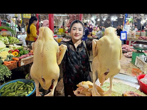 Market show: Buy duck and chicken for cooking | Yummy duck recipe